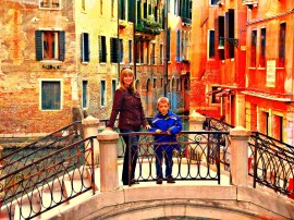 We saw lots of bridges.