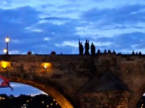 Prague at dusk