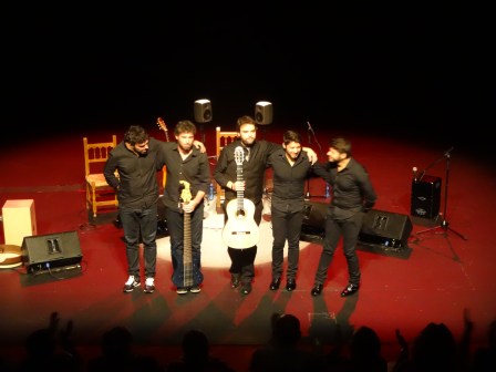 We got to see an authentic flamenco concert. We were the only tourists there!