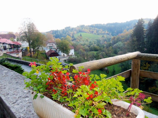 The view to the village.