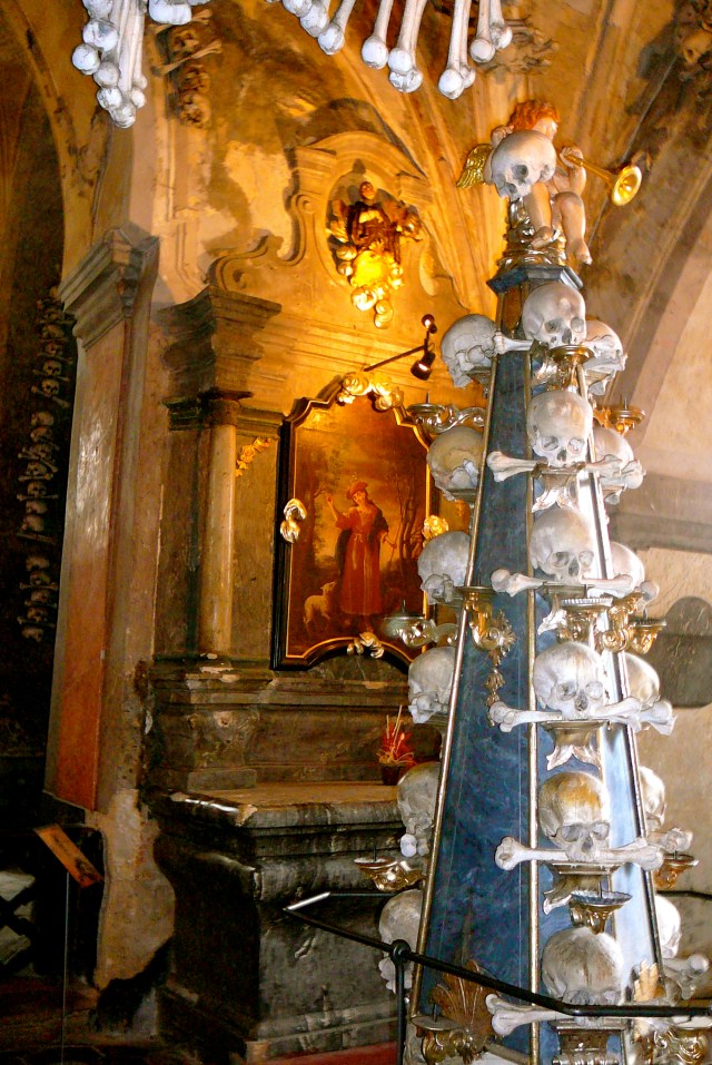 The decorations came from the bones of 40,000 people.