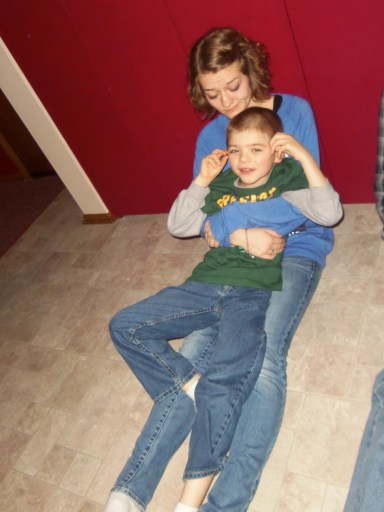 I got to hang out with my big sister, Sam.