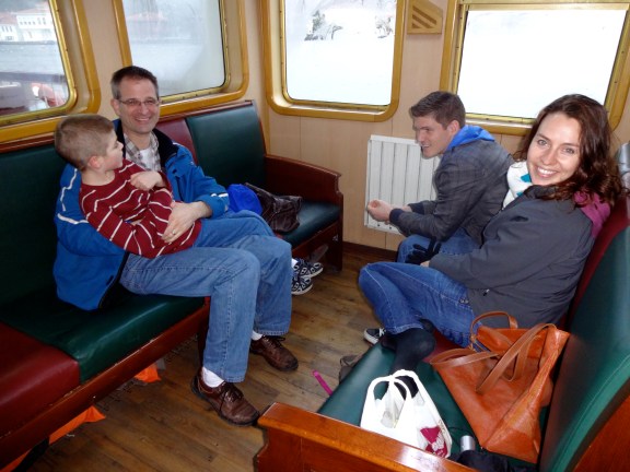 Hanging out with the Myers.