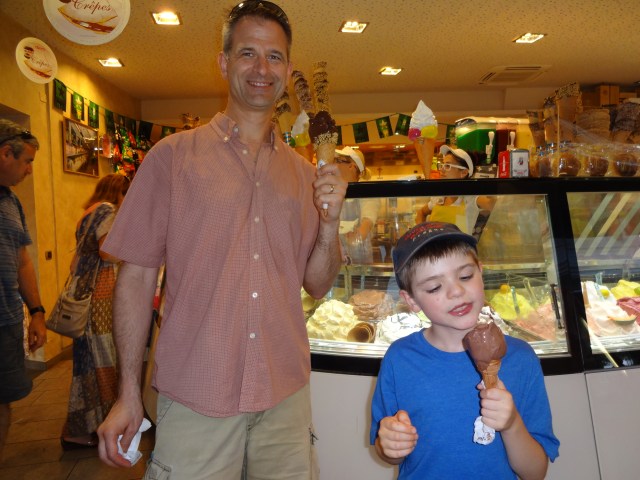 No day is complete without a visit to the gelateria!