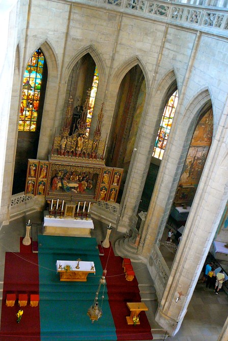 The view from the balcony.