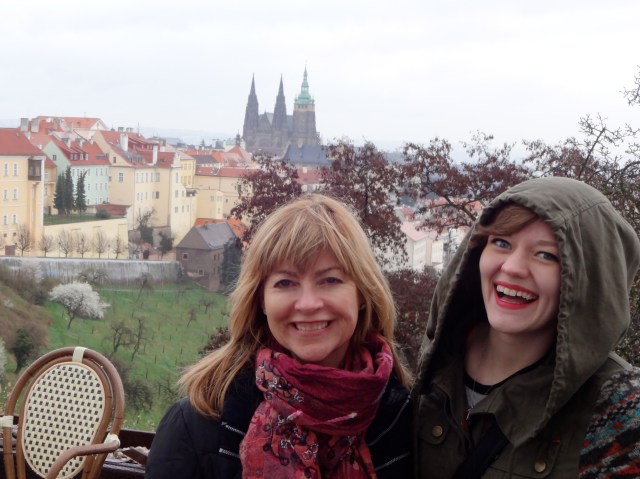 She loved exploring Prague!