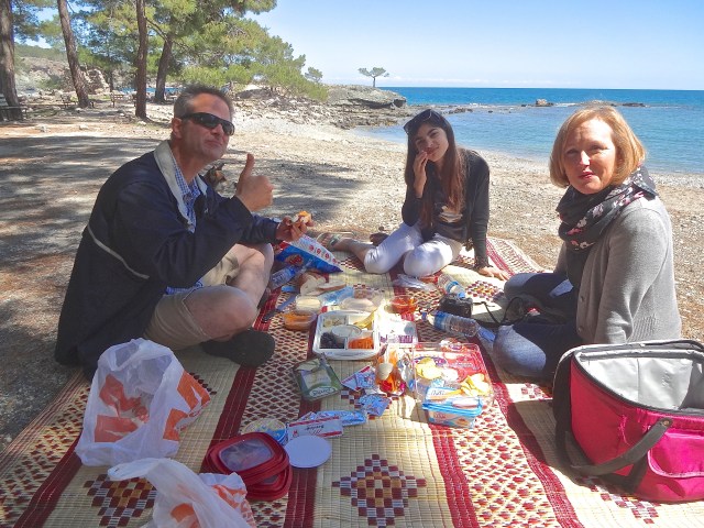 The ruins of ancient Phaselis sit amongst three beautiful bays, nestled in a forrest.  It's no wonder the Romans decided to build here!