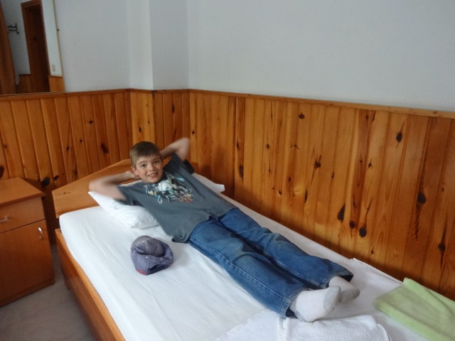 My cabin. I shared with three boys.